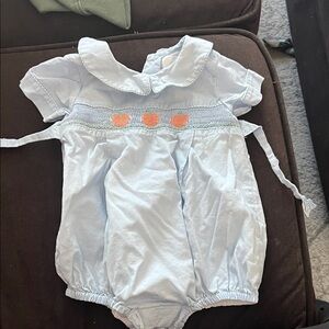 Dondolo Light Blue Baby Pumpkin Romper